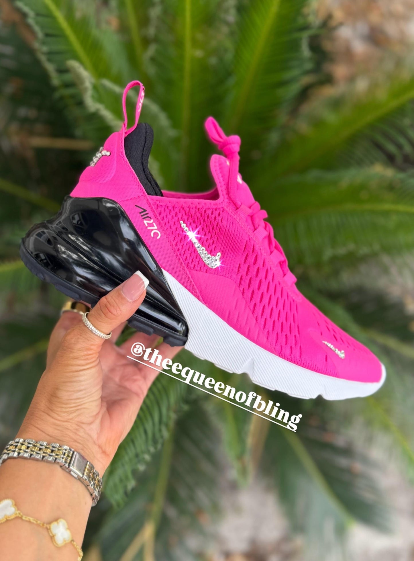 Girls/Women bling hot pink AIRMAX 270