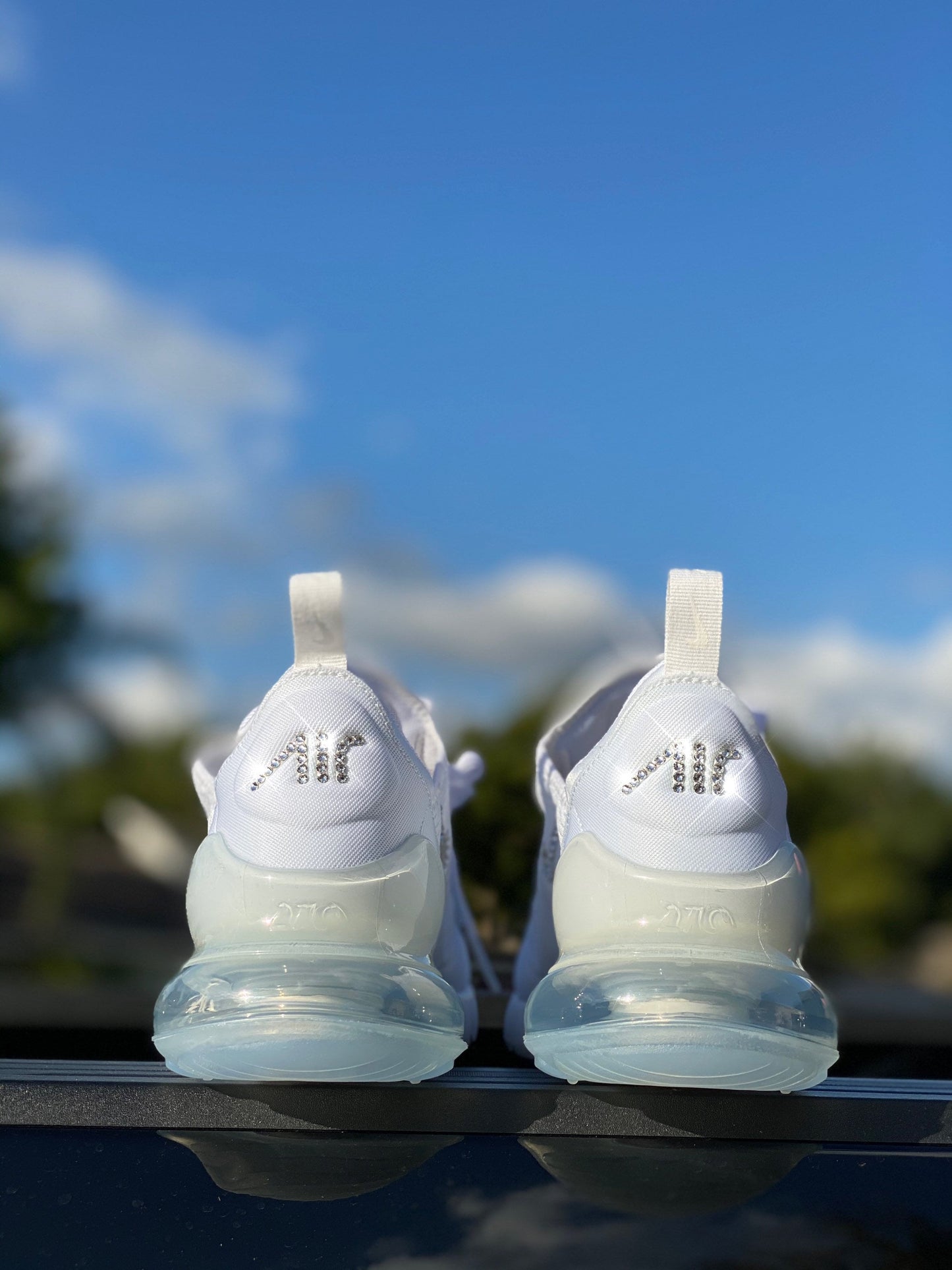 Women’s Nike Air max 270 with Swarvoski crystals