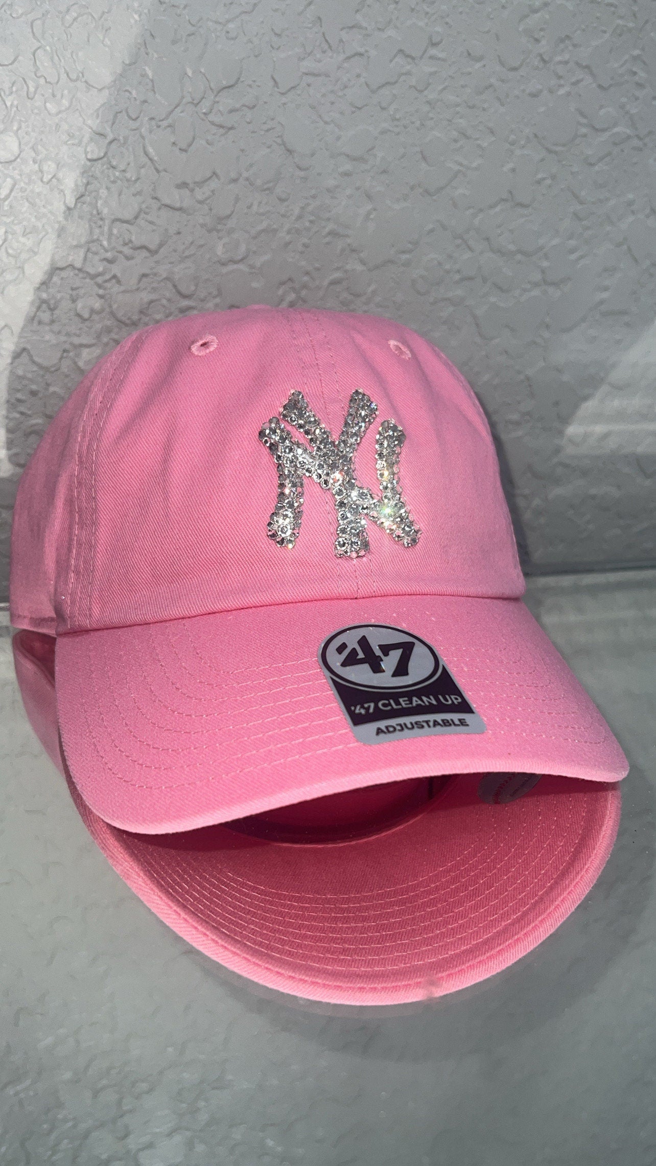 Womens New York Yankees hat with Swarovski crystals