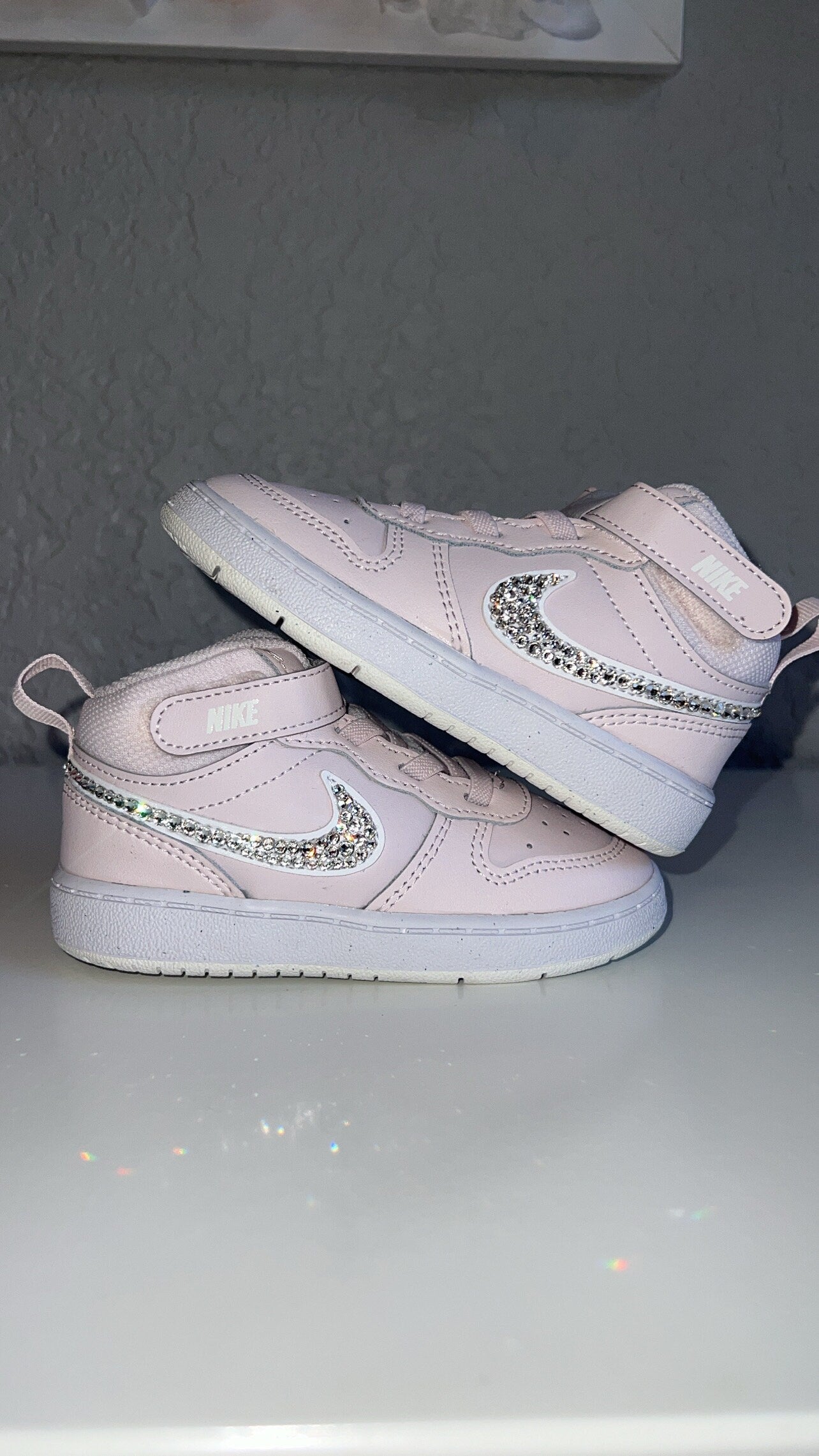 Toddler court borough mid 2 with Swarovski crystals