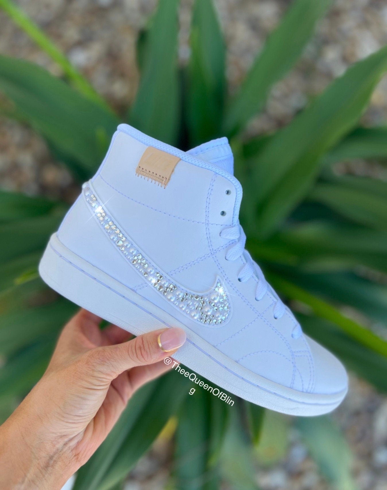 Wedding converse bling