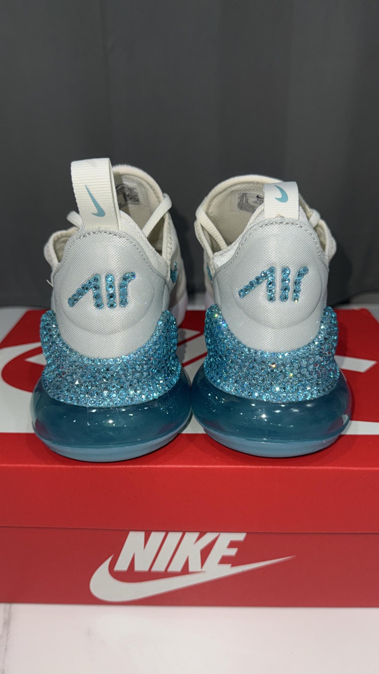 Womens teal bling  AIRMAX 270