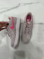 Swarovski Crystal Air Force 1: Pink Bling Sneakers, Size 8.5