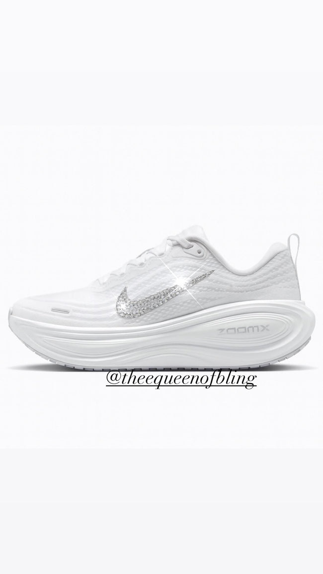 NEW! White Womens Vomero Plus with Swarvoski crystals Hover Image