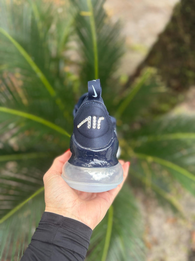 Authentic Navy AIRMAX 270 with Swarvoski crystals Main Image