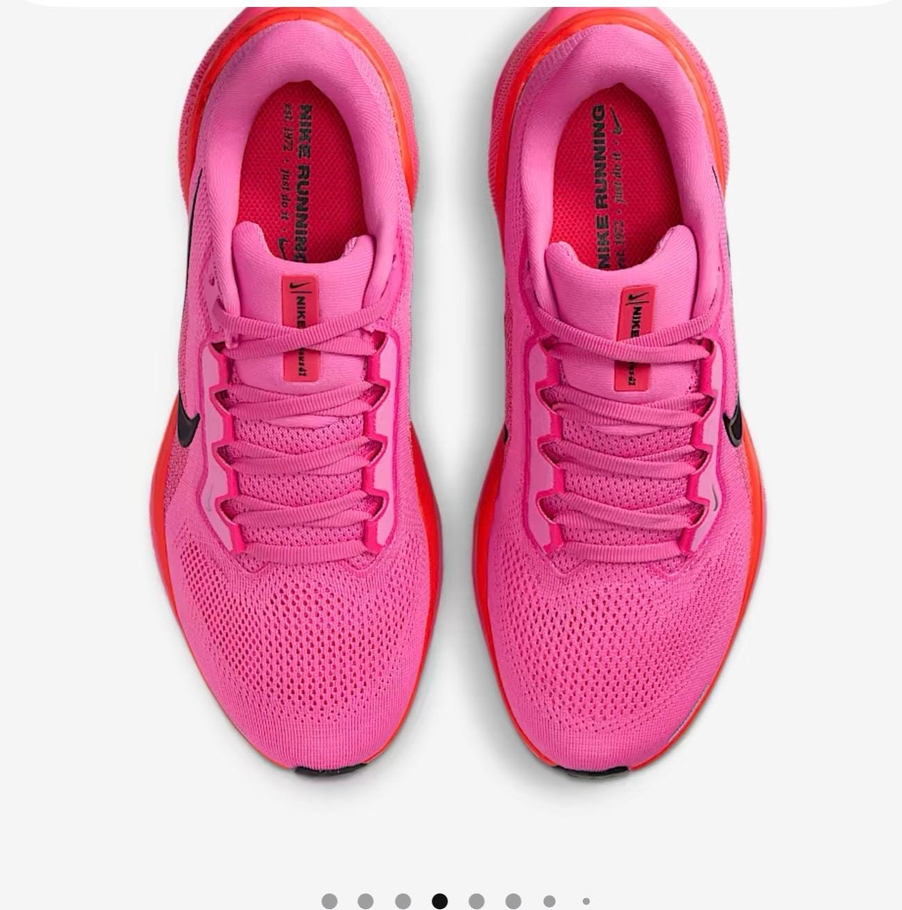 Womens hot pink Swarvoski Pegasus 41
