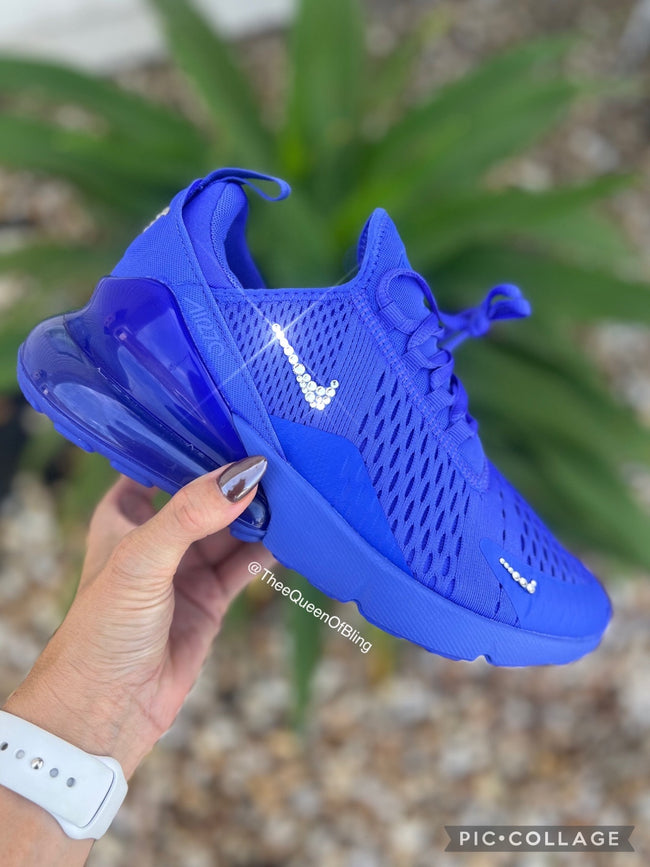 Rare light ultramarine Swarvoski nike air max 270 for women Hover Image