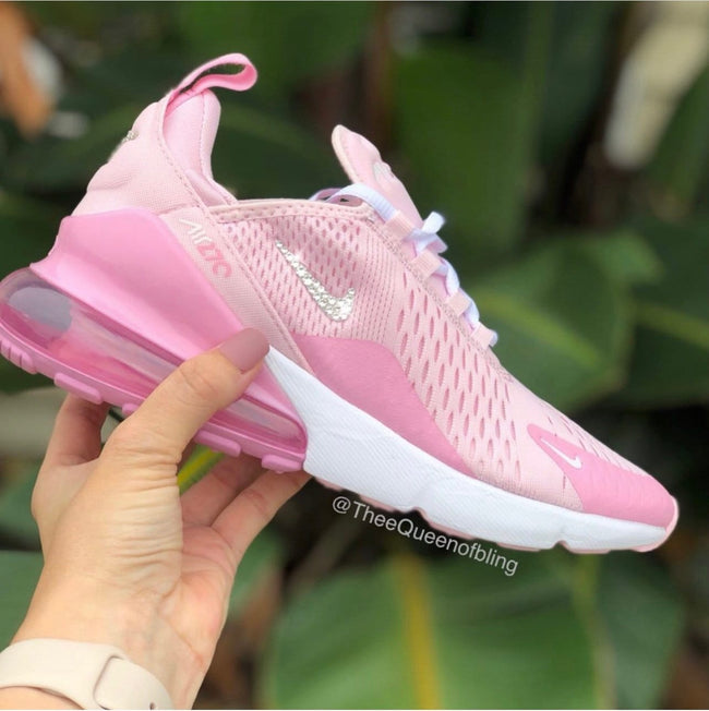 Women’s pink Nike Air max 270 Hover Image