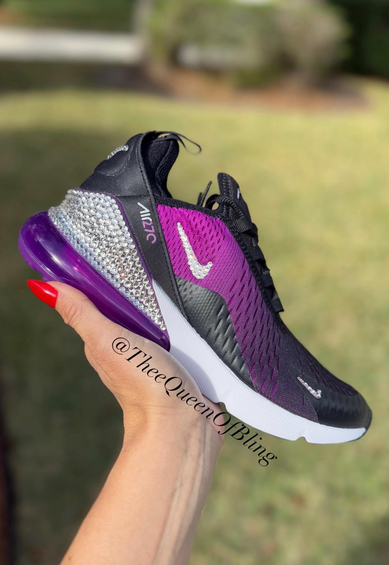 NEW!! Womens Swarvoski  AIRMAX 270