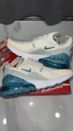 Womens teal bling  AIRMAX 270