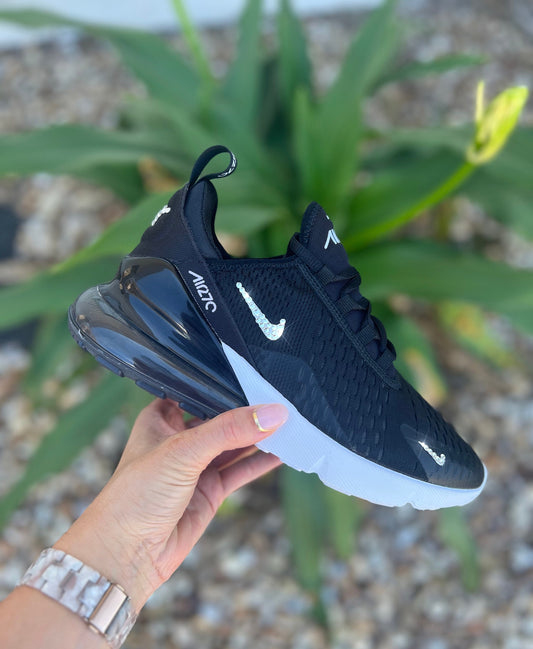 Swarvoski Black nike air max 270 for women