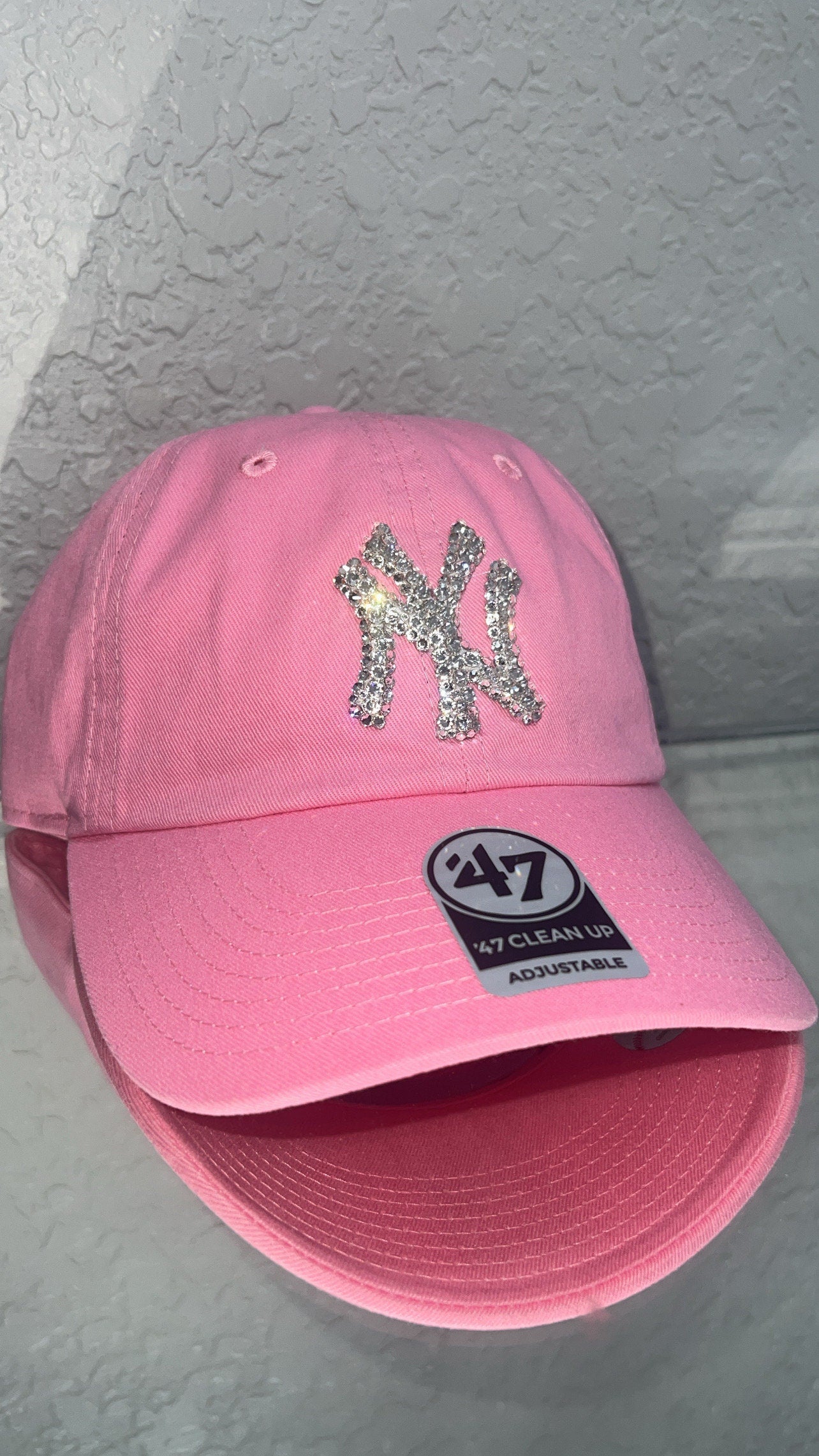 Womens New York Yankees hat with Swarovski crystals