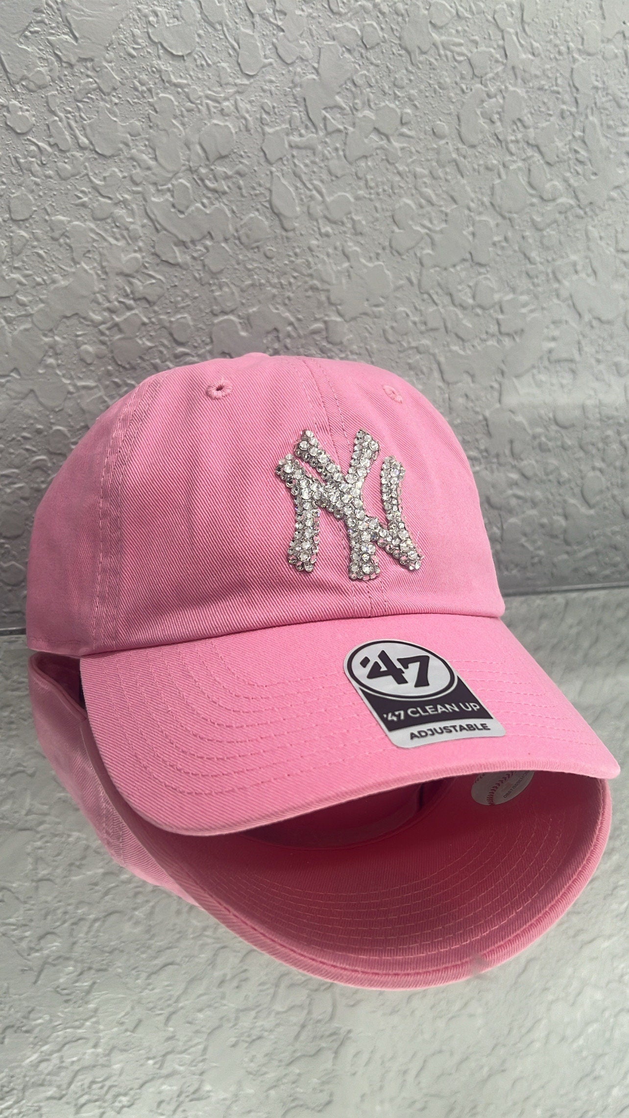 Womens New York Yankees hat with Swarovski crystals