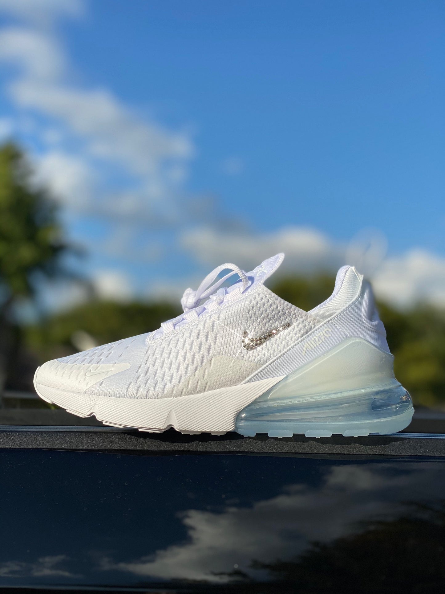 Women’s Nike Air max 270 with Swarvoski crystals