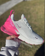 NEW*** Hot Pink bling  womens AIRMAX 270 with Swarvoski crystals