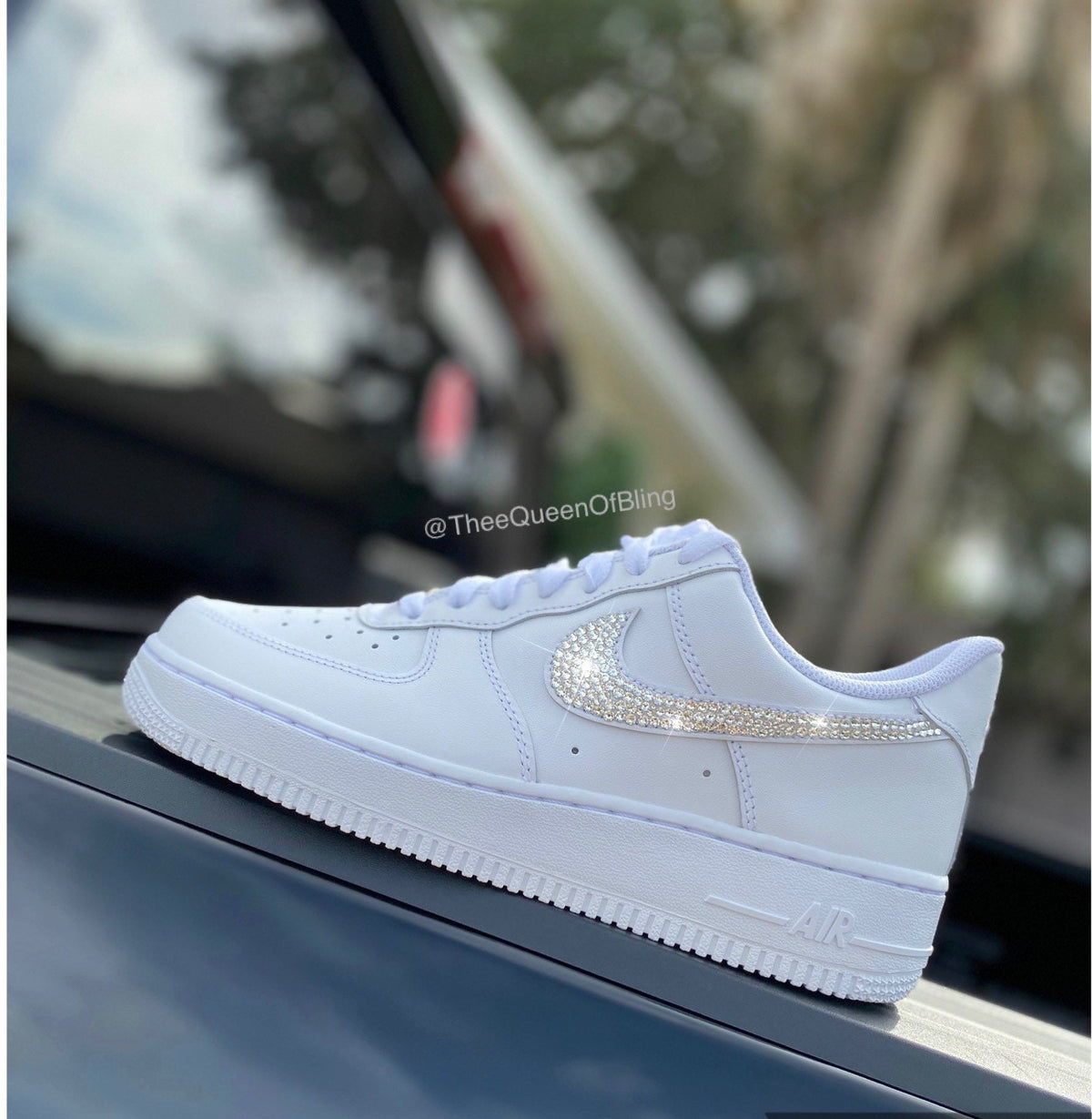 Womens  Air Force 1, Swarovski Crystal Accents