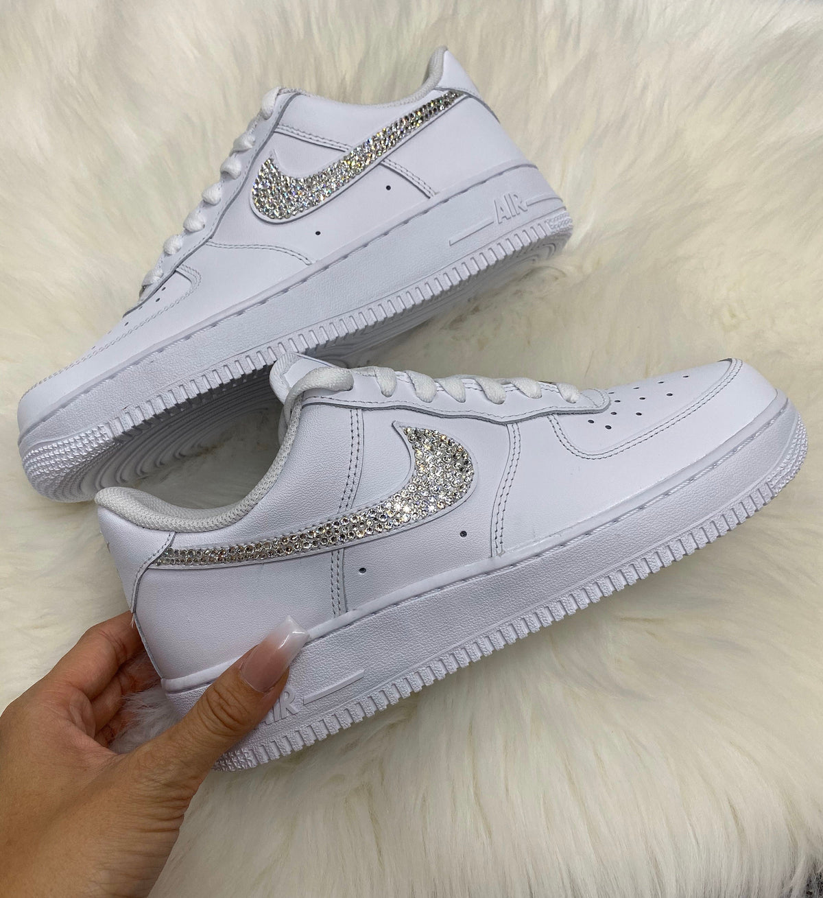 Womens  Air Force 1, Swarovski Crystal Accents
