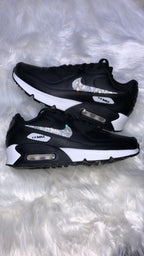 Swarovski Black and white Crystal Air Max 90