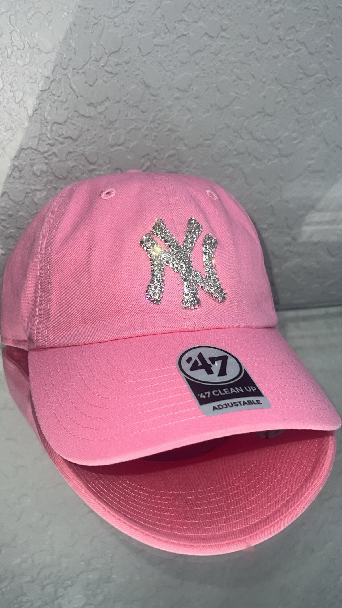 Womens New York Yankees hat with Swarovski crystals