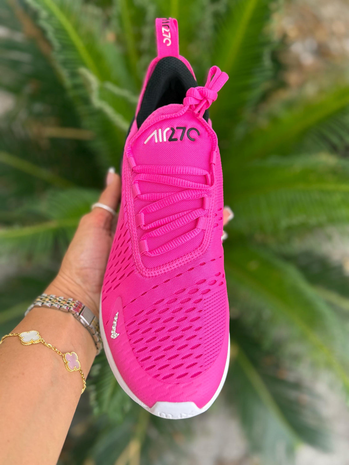 Rare! Girls/Women bling hot pink AIRMAX 270