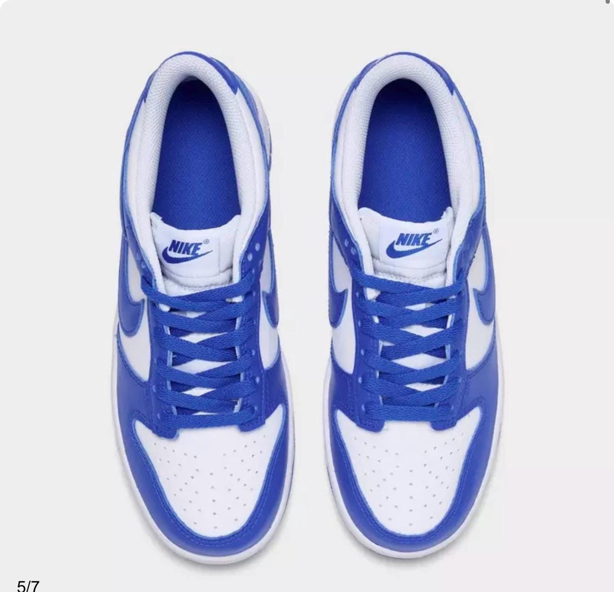 Womens/Girls blue dunks with Swarvoski crystals