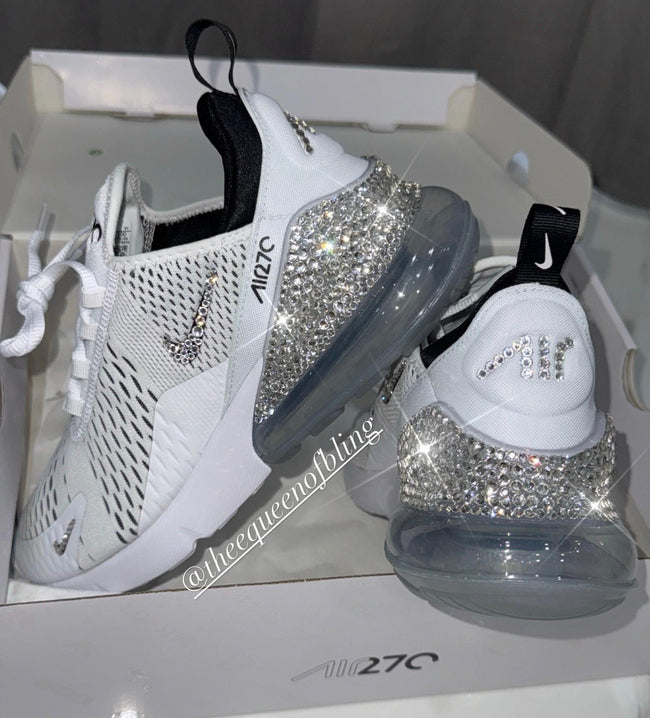 White Swarvoski  air max 270 for women Main Image