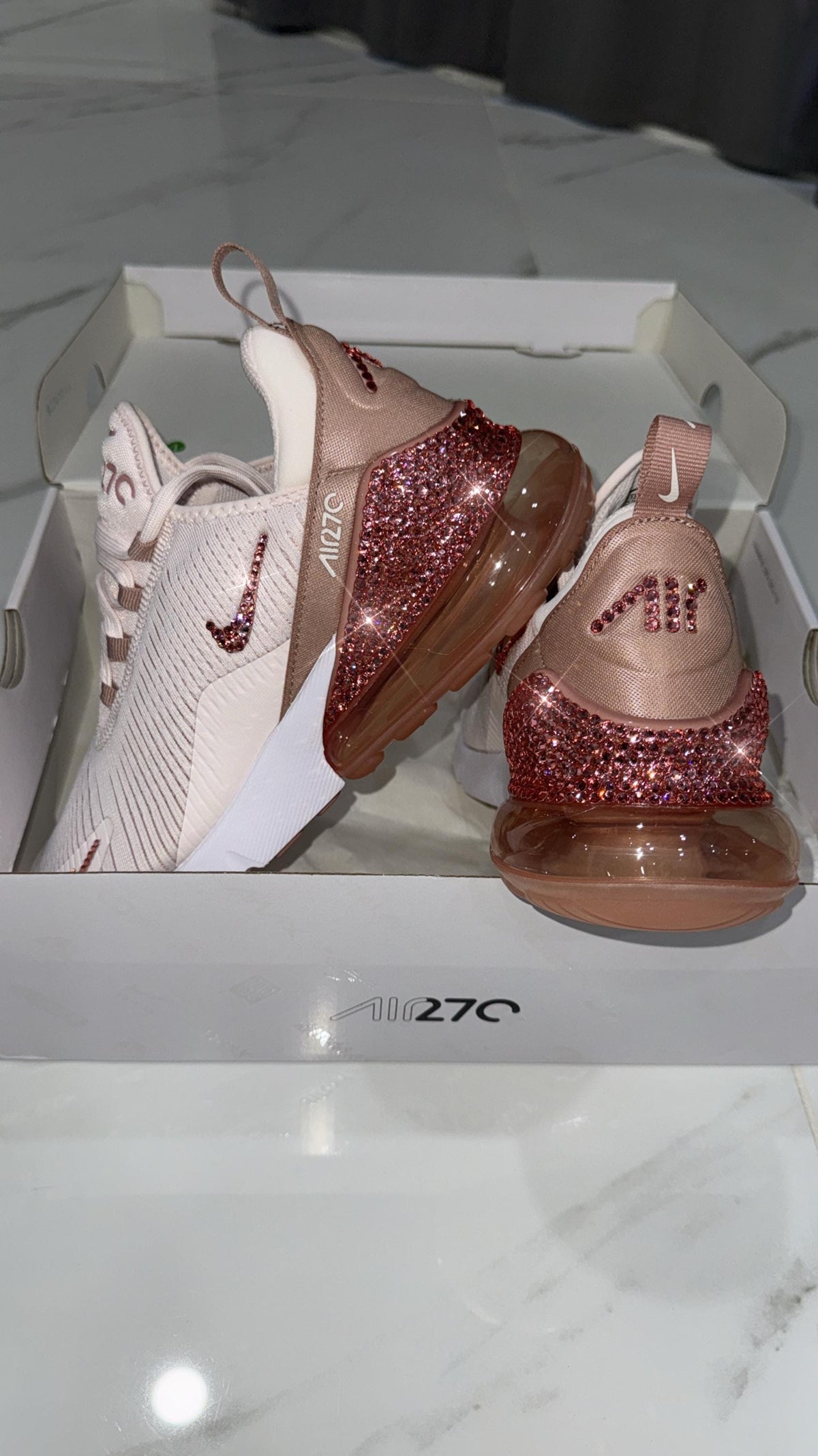 Womens custom bling AIRMAX 270