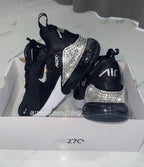Swarvoski Black nike air max 270 for women