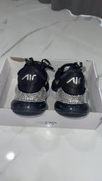 Swarvoski Black nike air max 270 for women