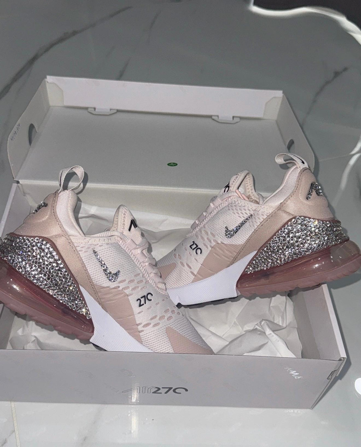 Swarvoski nike air max 270 for women