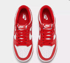 Womens/Girls red dunks with Swarvoski crystals