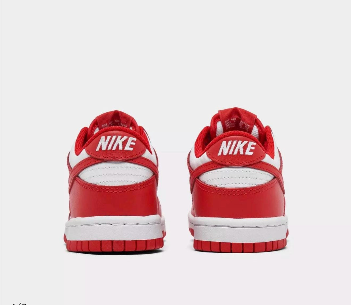 Womens/Girls red dunks with Swarvoski crystals