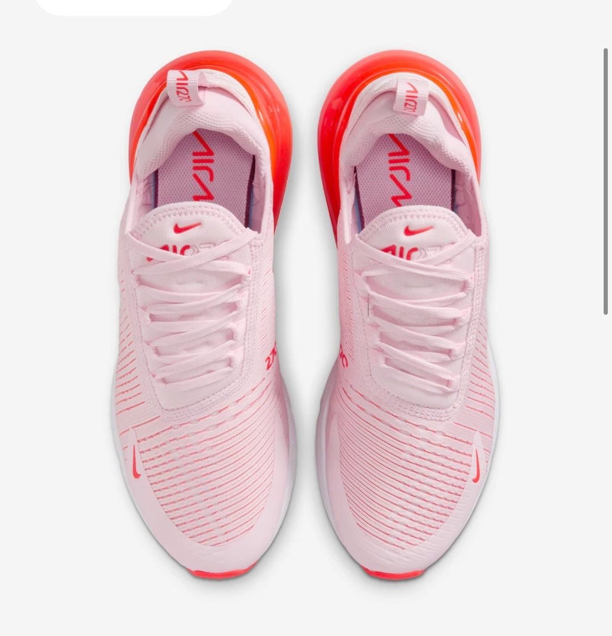 NEW*** Womens pink AIRMAX 270 with Swarvoski crystals