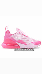 NEW! Triple pink girls/Women bling hot pink AIRMAX 270