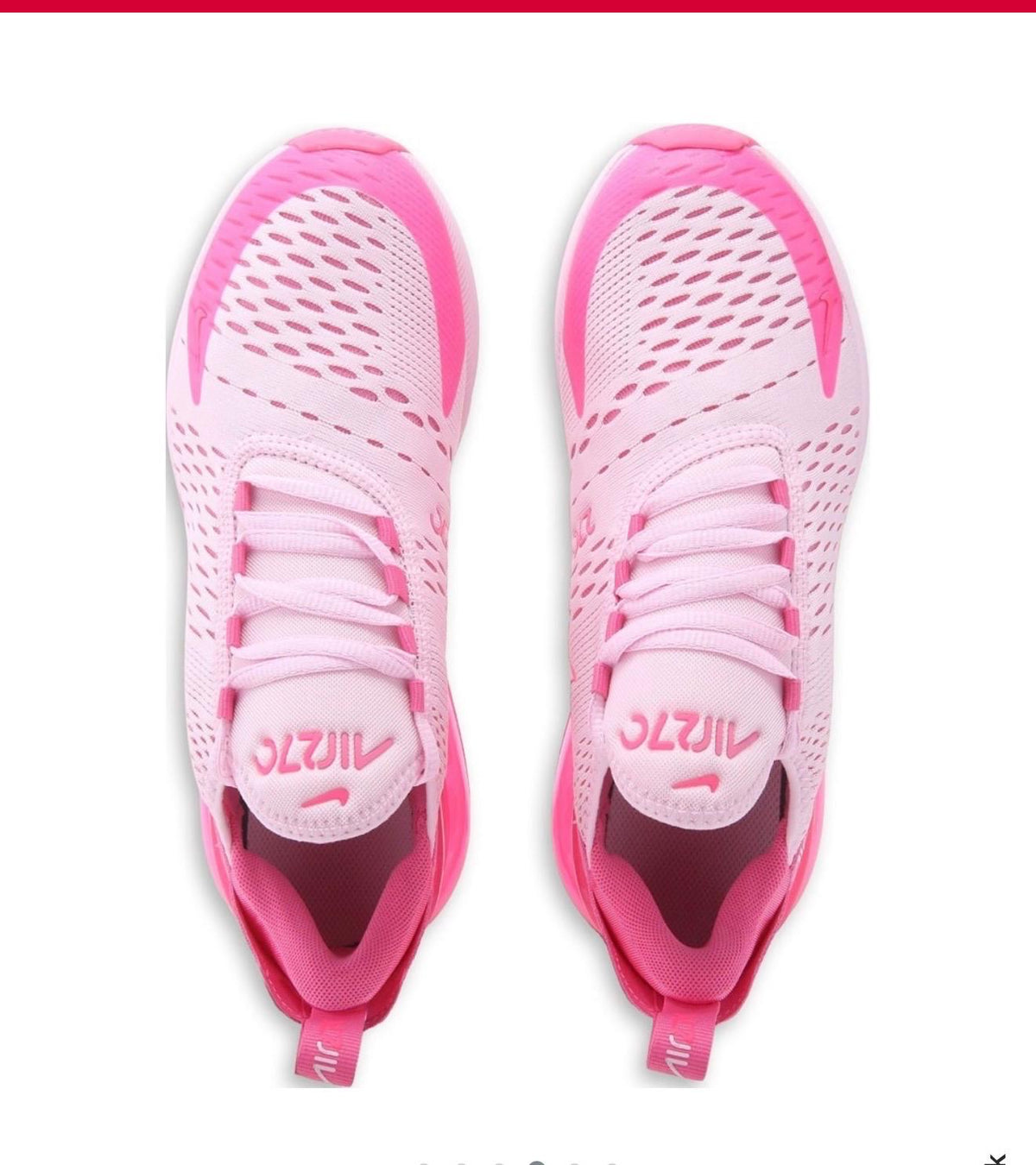 NEW! Triple pink girls/Women bling hot pink AIRMAX 270