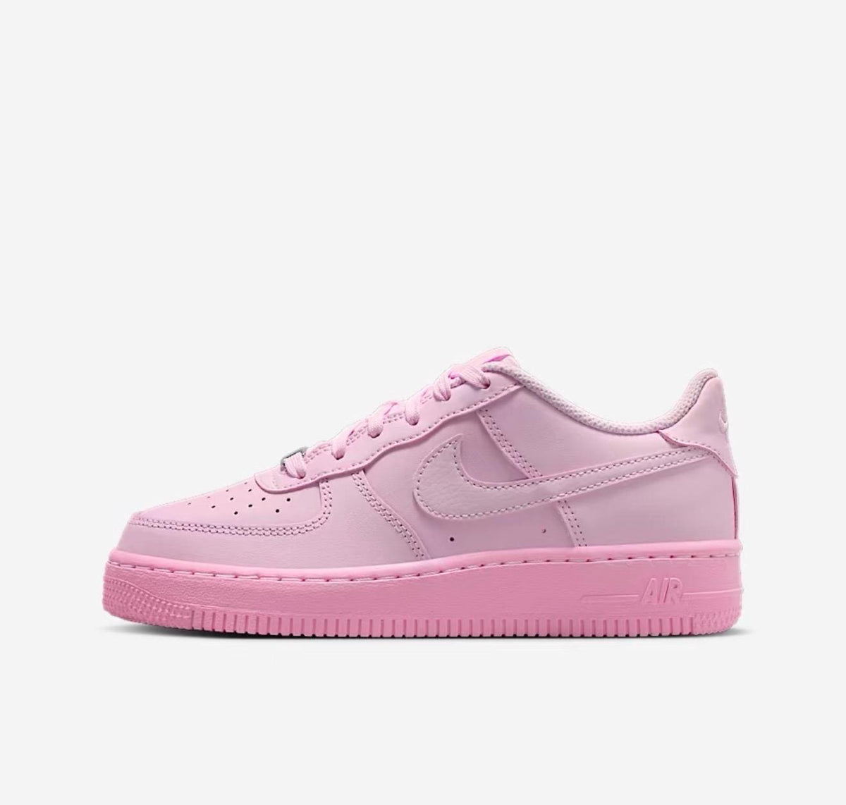 Pink airforce 1s with Swarvoski crystals