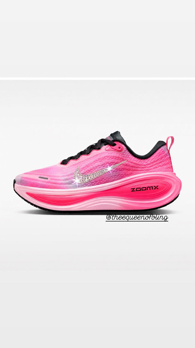 NEW!  Womens Vomero Plus pink with Swarvoski crystals Main Image