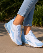 NEW*** Baby blue bling  womens AIRMAX 270 with Swarvoski crystals