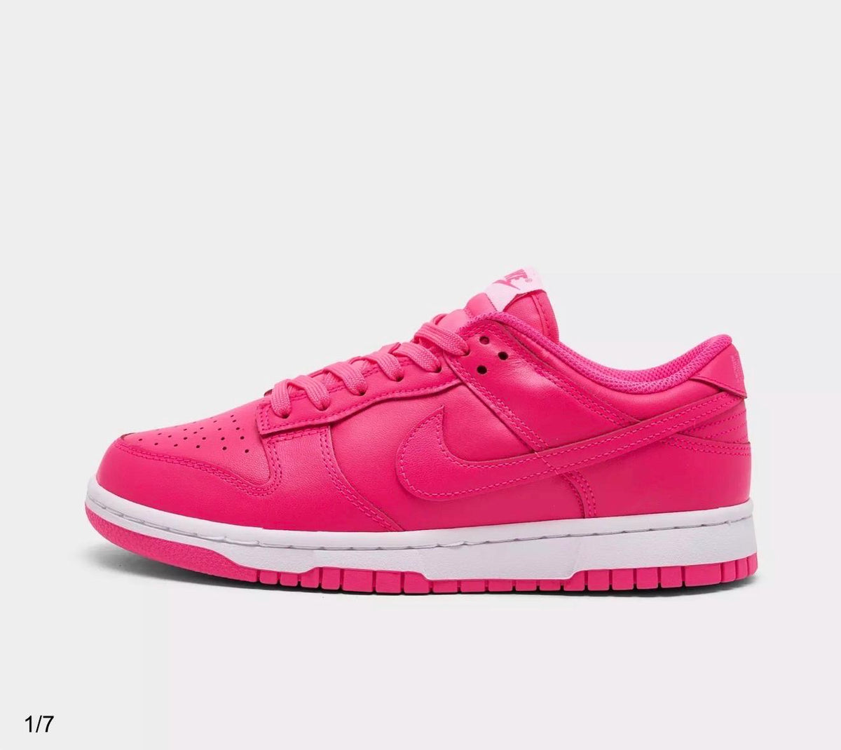 Womens Hyperpink dunks with Swarvoski crystals