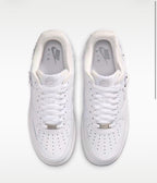 Womens bling Air Force 1 with Swarovski Crystal Accents and florettes