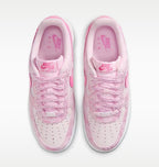 Womens bling pink denim Air Force 1, Swarovski Crystal Accents