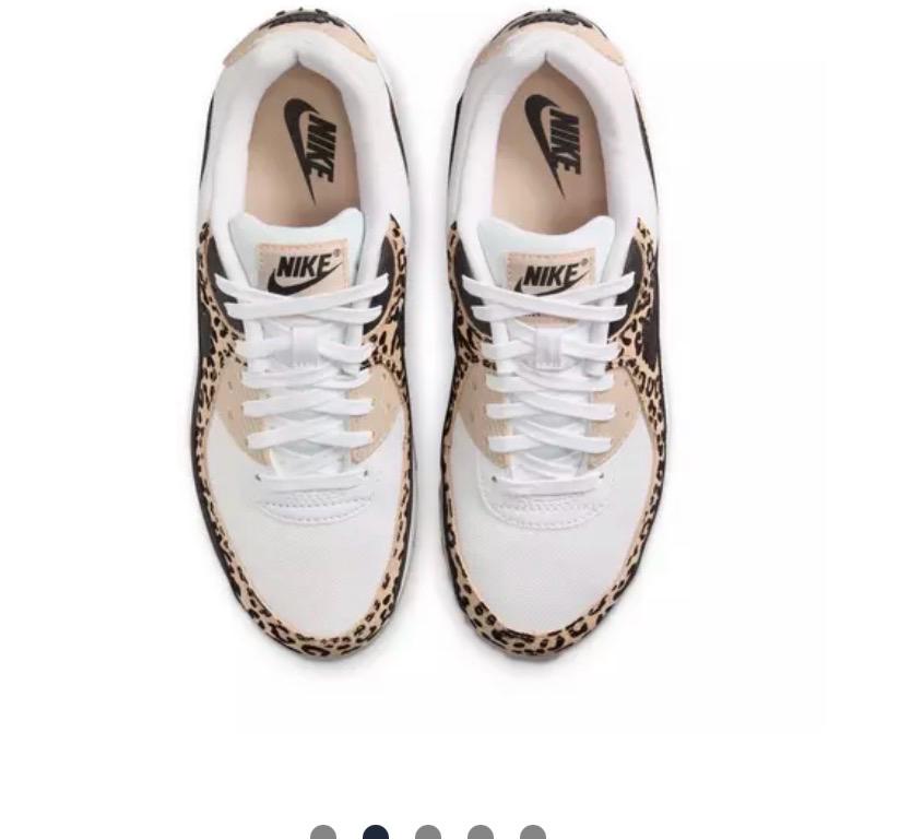 Womens leopard air max 90 with  crystals