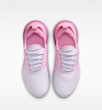 Custom pink and white AIRMAX 270 with Swarvoski crystals
