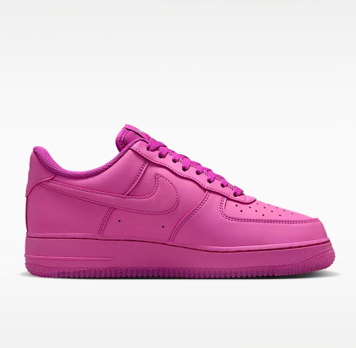 Custom hot pink airforce ones with crystals