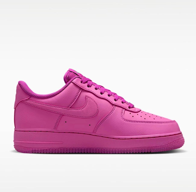Custom hot pink airforce ones with crystals Main Image