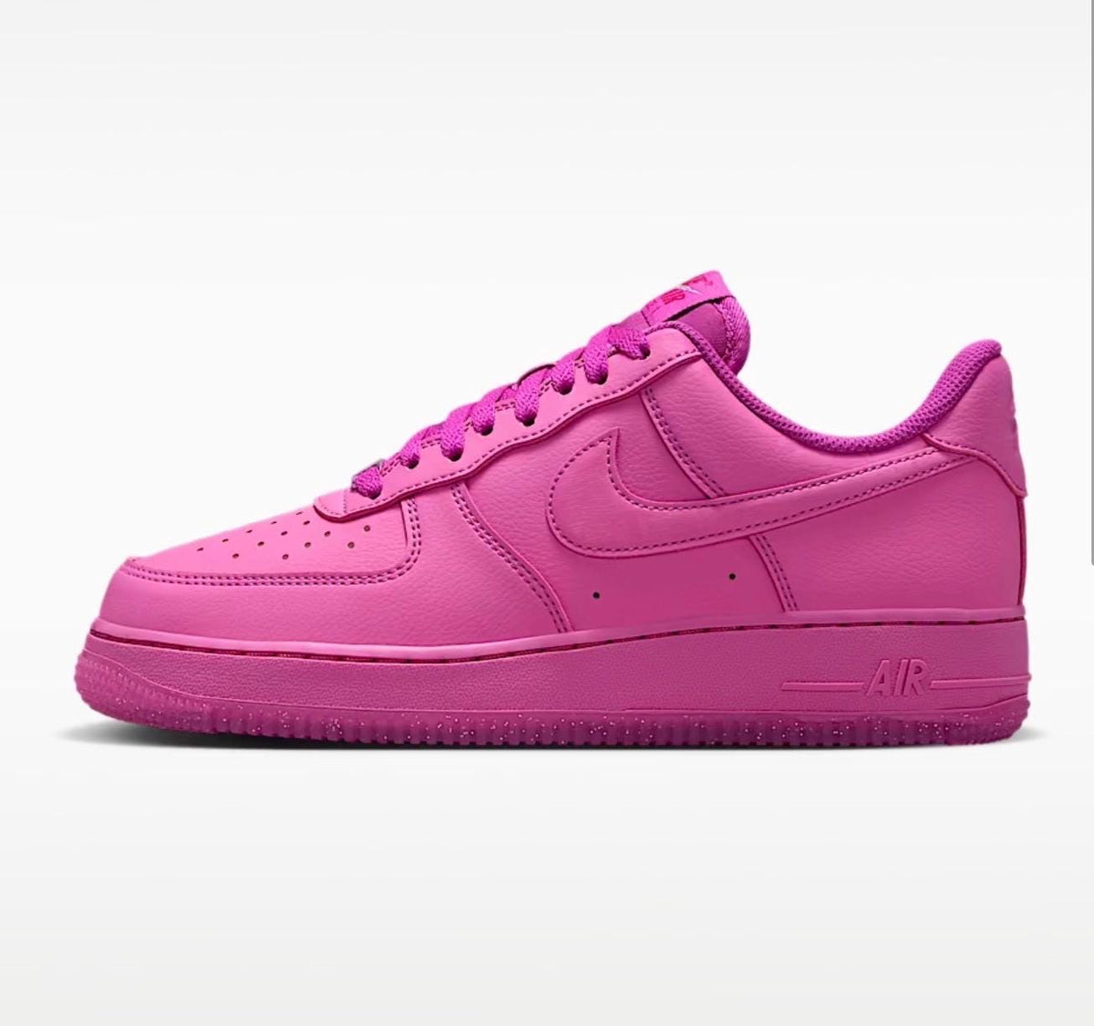 Custom hot pink airforce ones with crystals