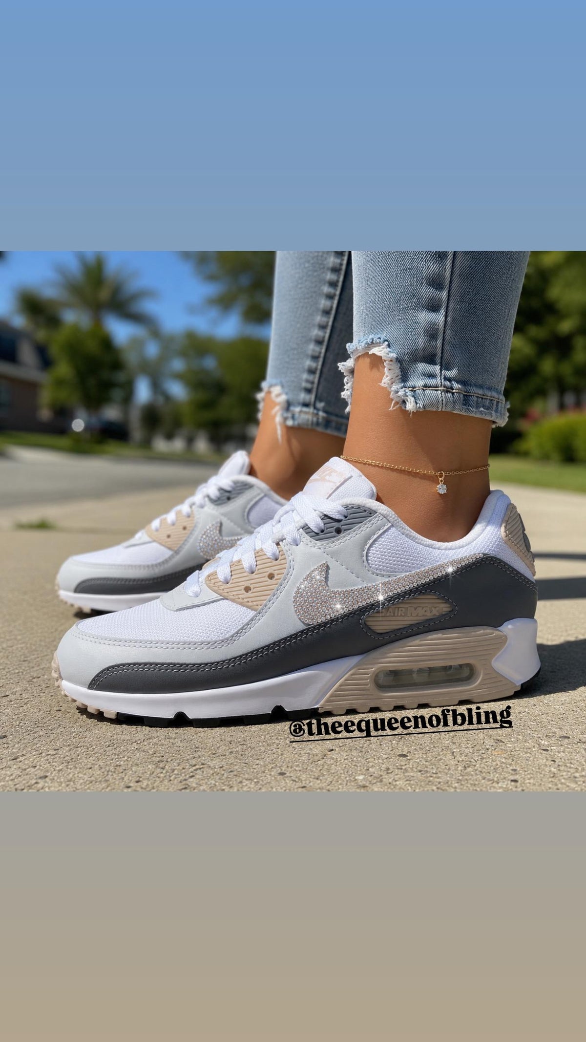 Womens Swarvoski air max 90