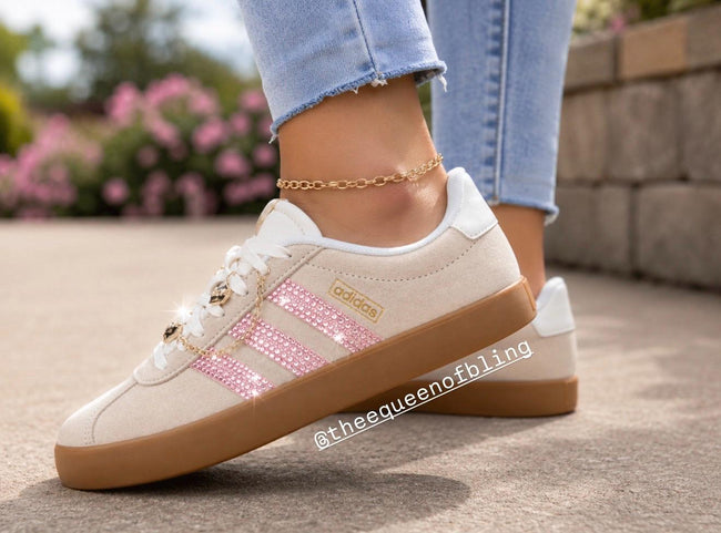 Womens Bling VL Court 3.0 sneakers with Swarvoski crystals Hover Image