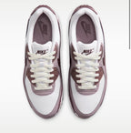 Womens burgundy bling air max 90