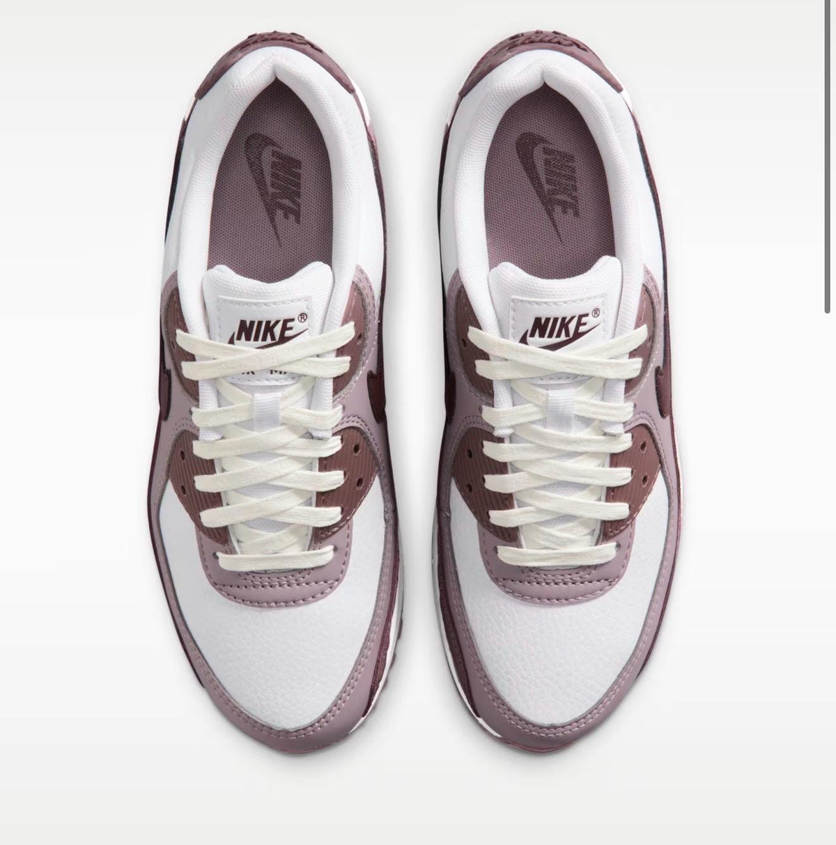 Womens burgundy bling air max 90